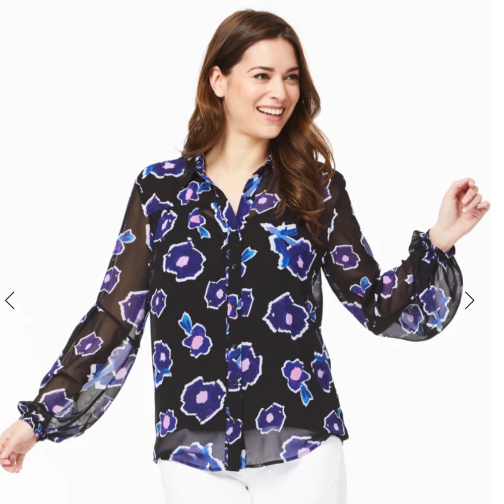 Alivia The Vicki Shirt NWOT Poppy Play Black size Large